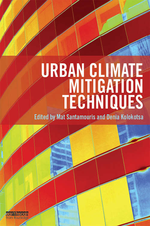 Book cover of Urban Climate Mitigation Techniques