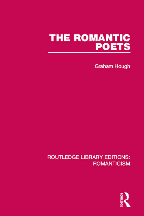 Book cover of The Romantic Poets (3) (Routledge Library Editions: Romanticism #17)