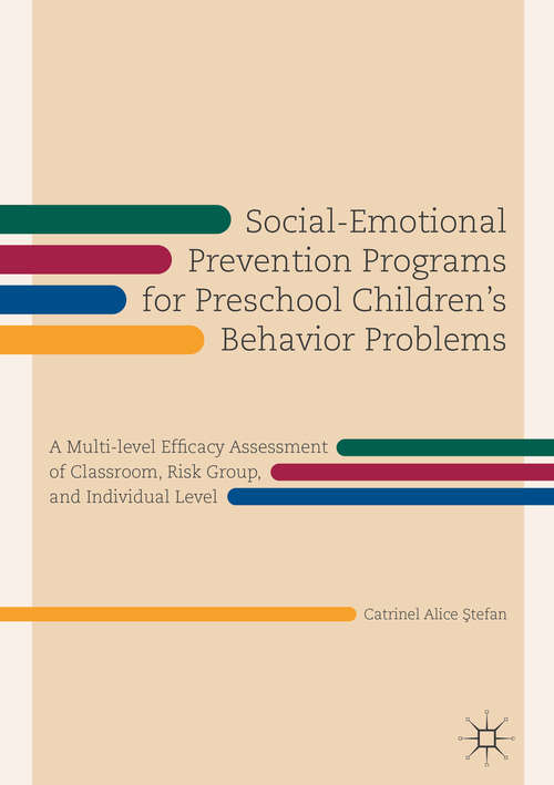 Book cover of Social-Emotional Prevention Programs for Preschool Children's Behavior Problems