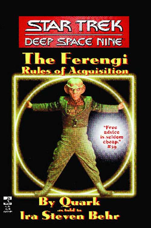 Book cover of The Star Trek: The Ferengi Rules of Acquisition (Star Trek: Deep Space Nine)