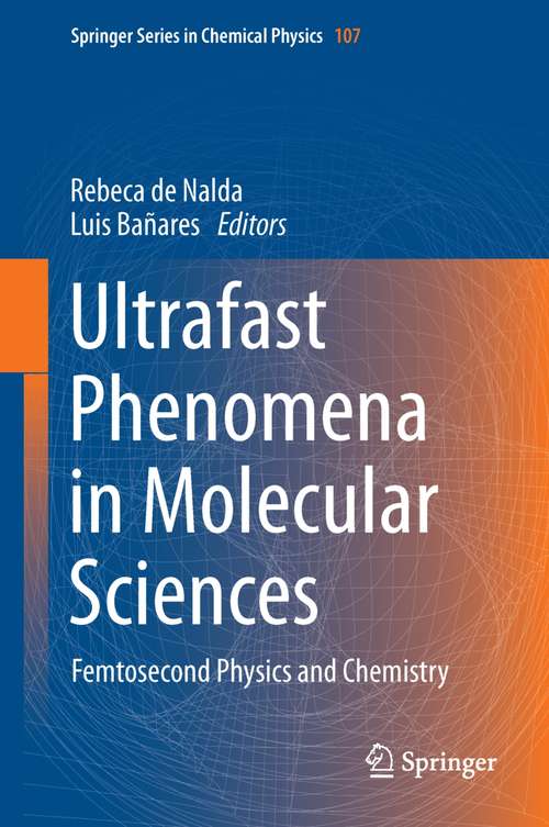 Book cover of Ultrafast Phenomena in Molecular Sciences