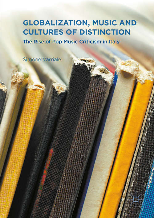 Book cover of Globalization, Music and Cultures of Distinction