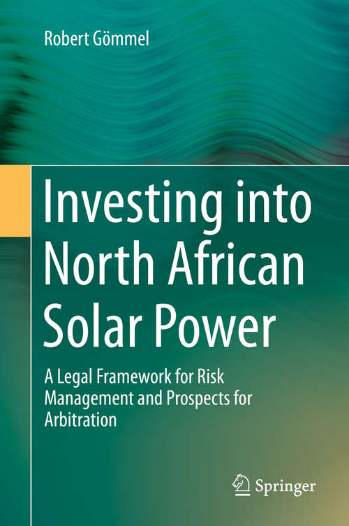 Book cover of Investing into North African Solar Power