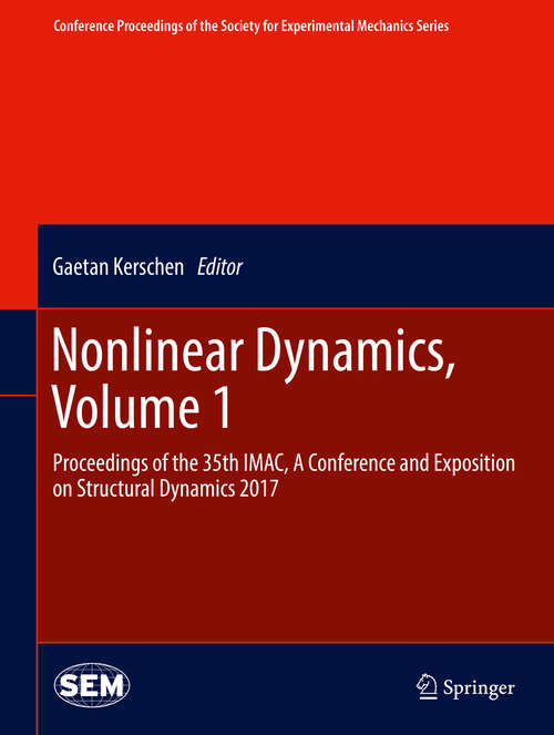 Book cover of Nonlinear Dynamics, Volume 1