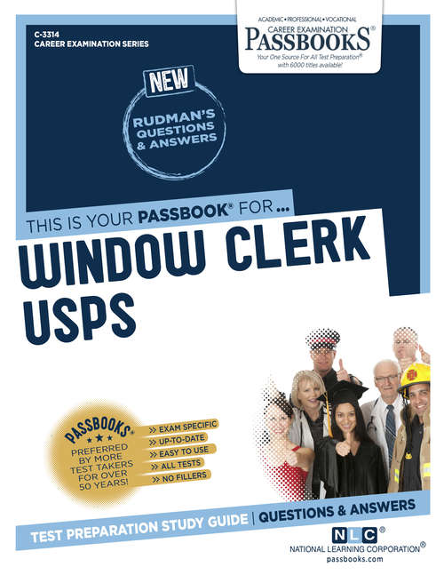 Book cover of Window Clerk (USPS): Passbooks Study Guide (Career Examination Series)