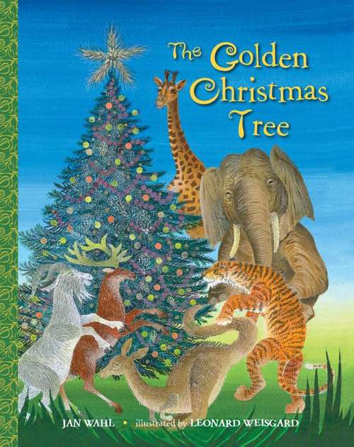 Book cover of The Golden Christmas Tree (A Big Little Golden book)