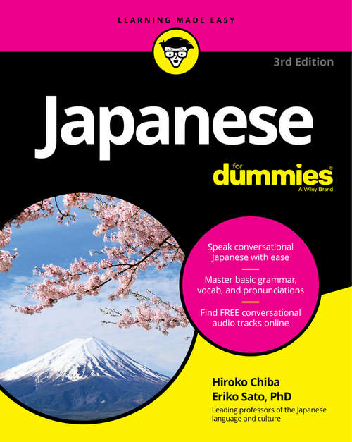 Book cover of Japanese For Dummies (For Dummies)