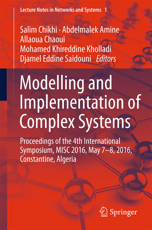 Book cover of Modelling and Implementation of Complex Systems