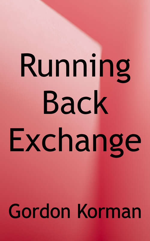 Book cover of Running Back Exchange (NFL Monday Night Football Club series #2)