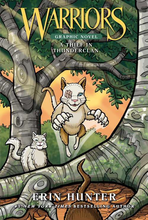 Book cover of Warriors: A Thief in ThunderClan (Warriors Graphic Novel #4)