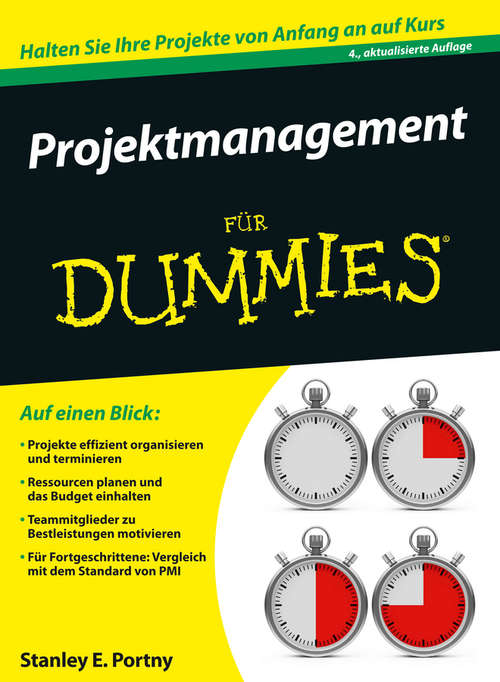 Book cover of Projektmanagement für Dummies (4. Auflage) (Für Dummies)