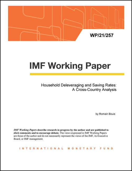 Book cover of Household Deleveraging and Saving Rates: A Cross-country Analysis