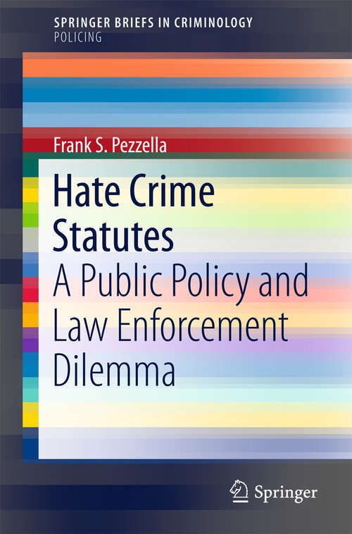 Book cover of Hate Crime Statutes