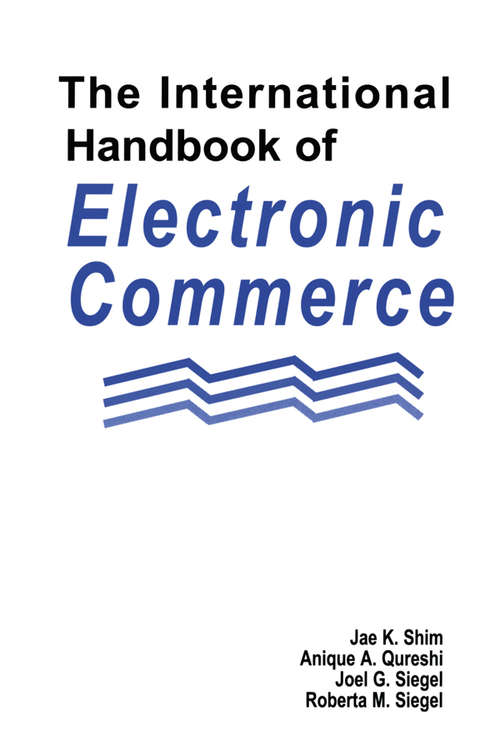 Book cover of The International Handbook of Electronic Commerce