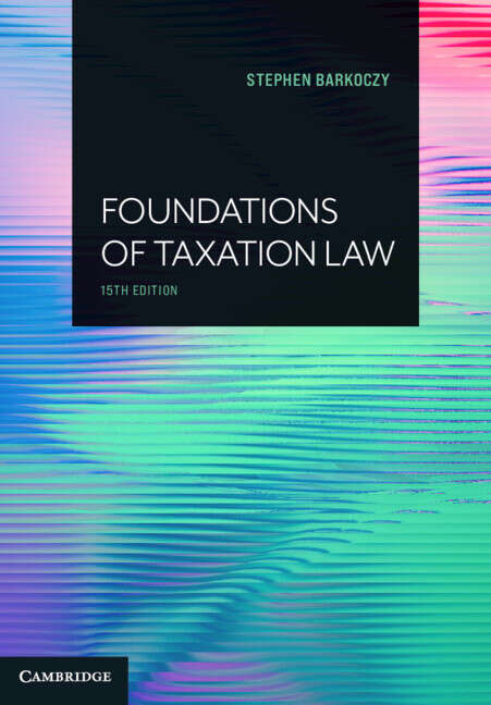 Book cover of Foundations of Taxation Law (15)