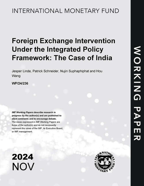 Book cover of Foreign Exchange Intervention Under the Integrated Policy Framework: The Case of India