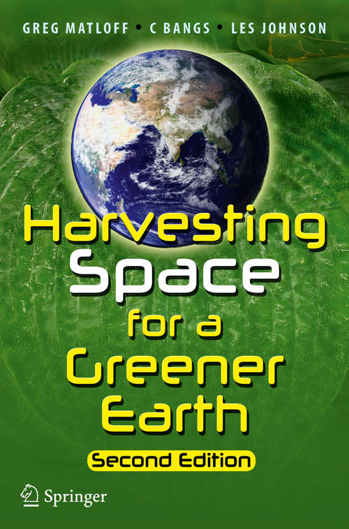 Book cover of Harvesting Space for a Greener Earth
