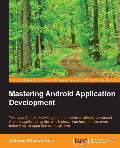 Book cover of Mastering Android Application Development
