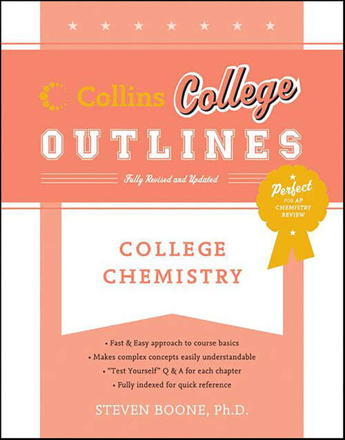 Book cover of College Chemistry (Collins College Outlines)