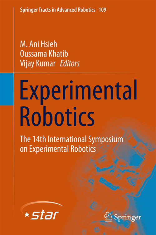 Book cover of Experimental Robotics