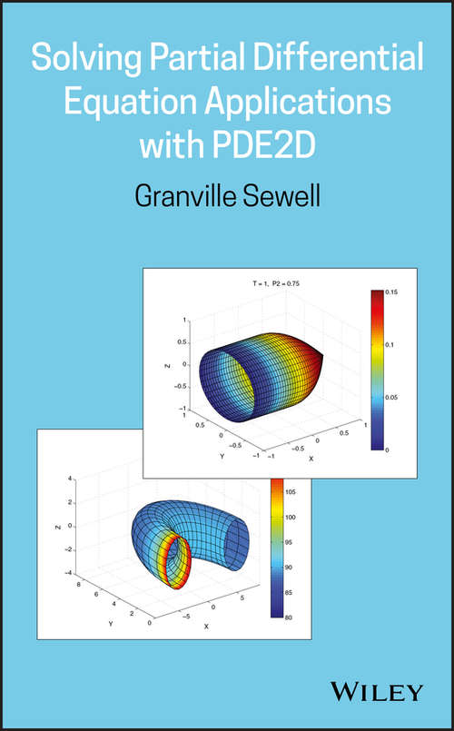 Book cover of Solving Partial Differential Equation Applications with PDE2D