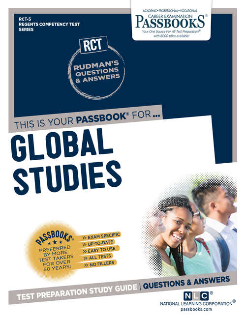Book cover of GLOBAL STUDIES: Passbooks Study Guide (Regents Competency Test Series (RCT))