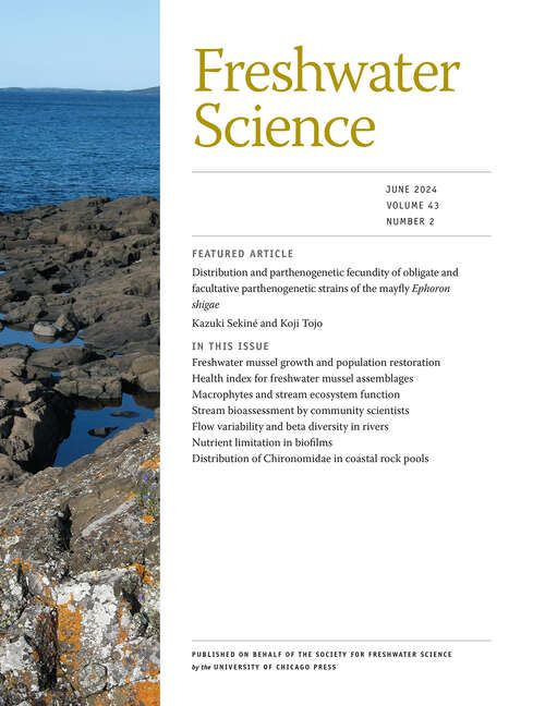 Book cover of Freshwater Science, volume 43 number 2 (June 2024)