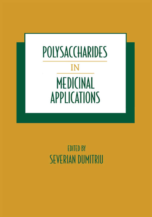 Book cover of Polysaccharides in Medicinal Applications