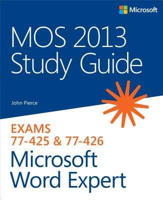 Book cover of MOS 2010 Study Guide for Microsoft® Word Expert