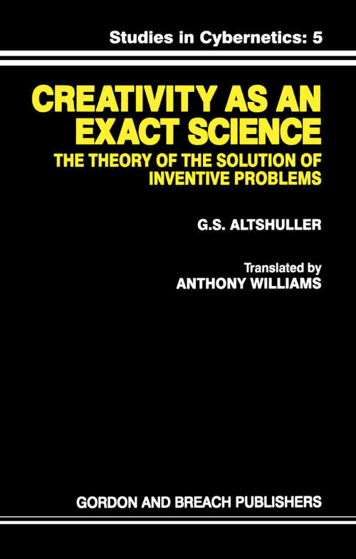 Book cover of Creativity As an Exact Science