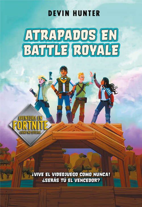 Book cover of Atrapados en Battle Royale