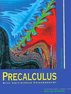 Book cover of Precalculus With Unit-circle Trigonometry