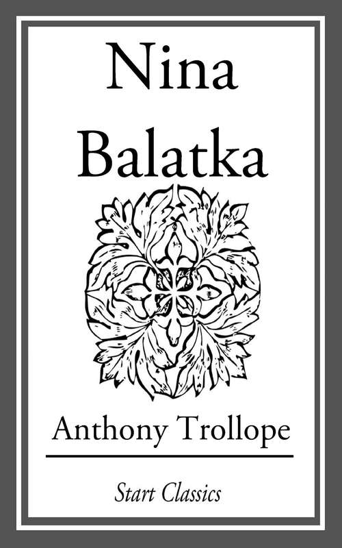 Book cover of Nina Balatka: The Story of a Maiden of Prague