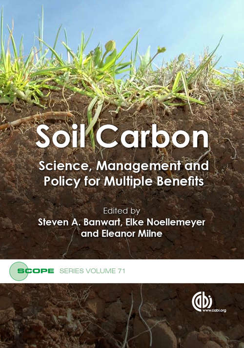Book cover of Soil Carbon: Science, Management and Policy for Multiple Benefits