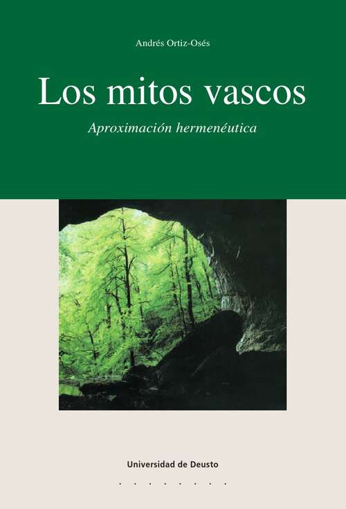 Book cover of Los mitos vascos: aproximación hermenéutica