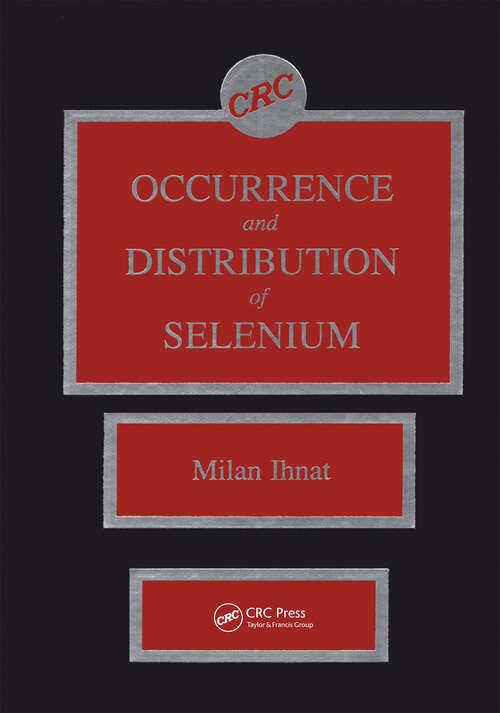 Book cover of Occurence & Distribution of Selenium