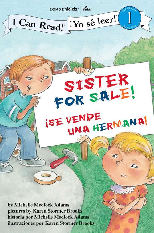 Book cover of Sister For Sale! /  Hermana a la venta: Biblical Values (I Can Read!: Level 1)