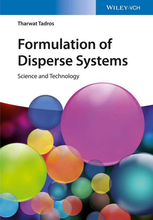 Book cover of Formulation of Disperse Systems