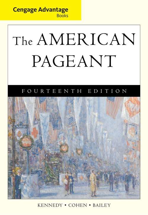 Book cover of The American Pageant: A History of the American People (Fourteenth Edition)