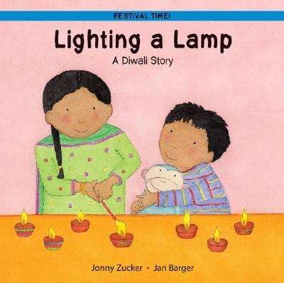 Book cover of Lighting a Lamp: A Diwali Story