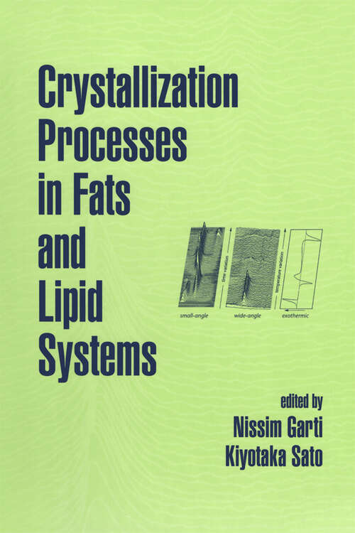 Book cover of Crystallization Processes in Fats and Lipid Systems