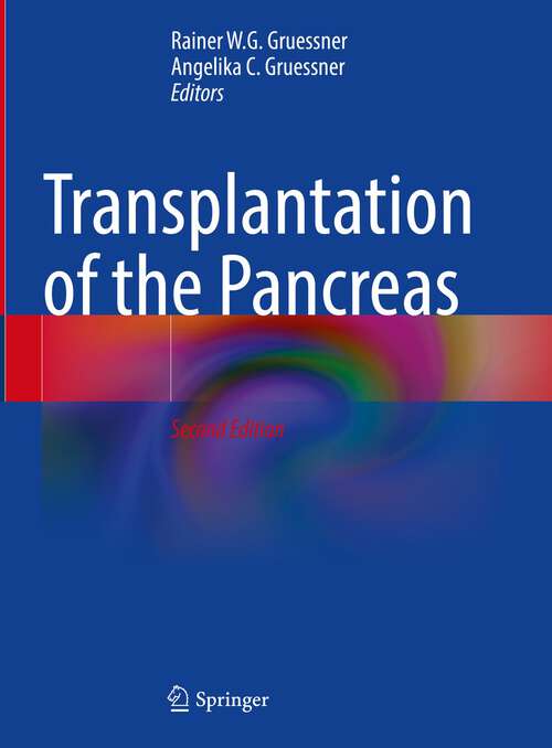 Book cover of Transplantation of the Pancreas (2nd ed. 2023)