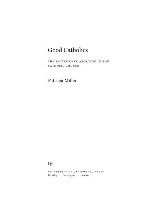 Book cover of Good Catholics