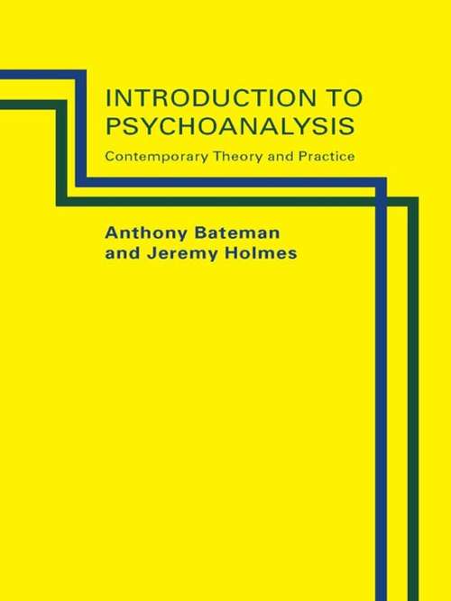 Book cover of Introduction to Psychoanalysis: Contemporary Theory and Practice (2)