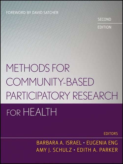 Book cover of Methods for Community-Based Participatory Research for Health (Second Edition)