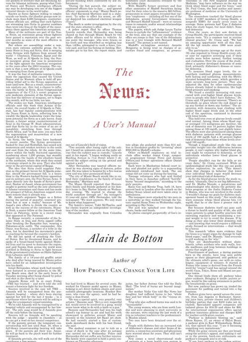 Book cover of The News