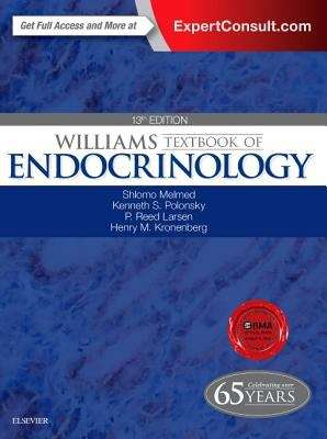 Book cover of Williams Textbook of Endocrinology 13th Edition