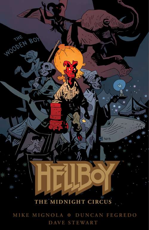 Book cover of Hellboy: The Midnight Circus (Hellboy)