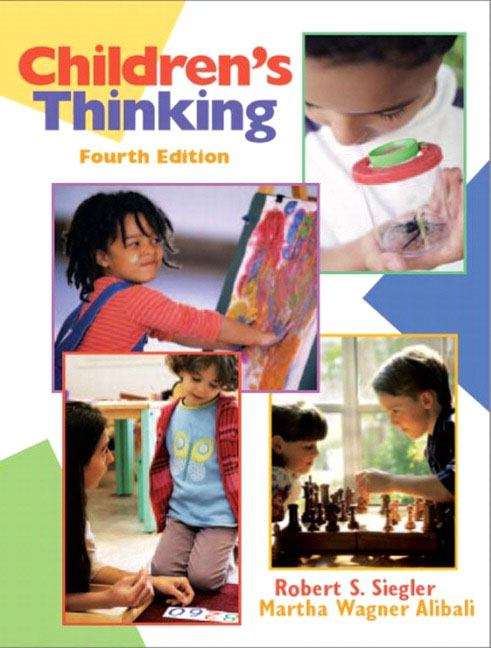 Book cover of Children's Thinking