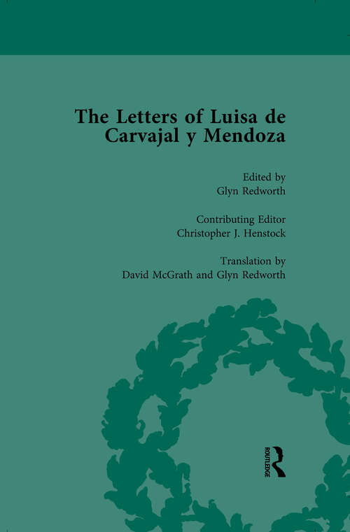 Book cover of The Letters of Luisa de Carvajal y Mendoza Vol 1